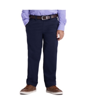 Haggar Little Boys Chino Reg Fit Flat Front Pant