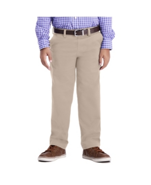 Haggar Little Boys Chino Reg Fit Flat Front Pant