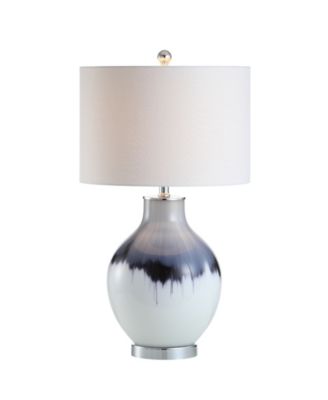 Mia 27" Glass/Metal LED Table Lamp