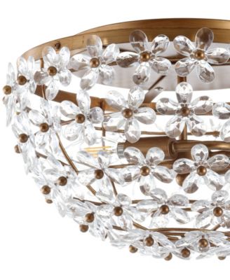 Isabelle 15.5" Metal/Acrylic LED Flush Mount