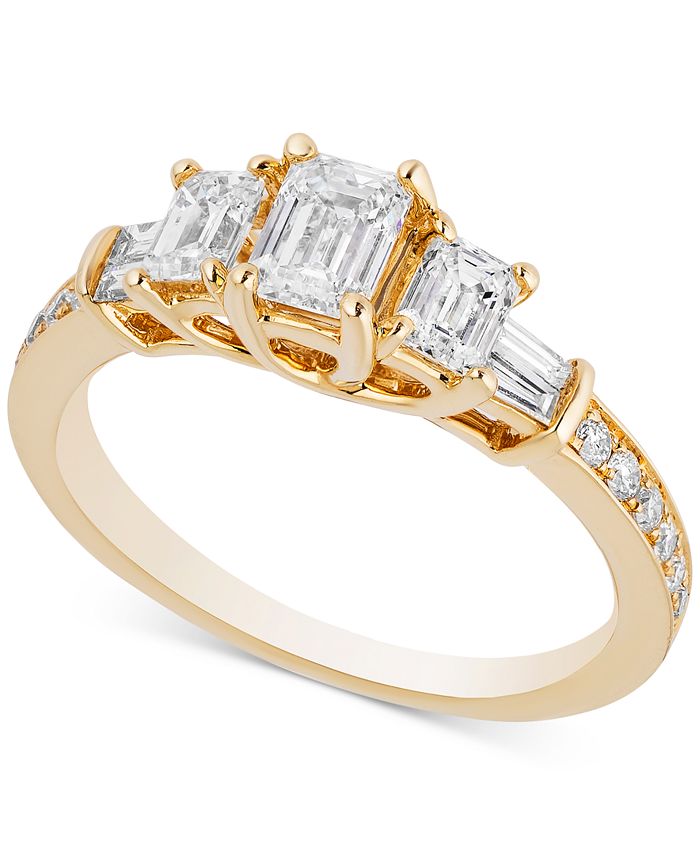 Macy's Diamond Engagement Ring (1-1/4 ct. t.w.) in 14k Gold - Macy's