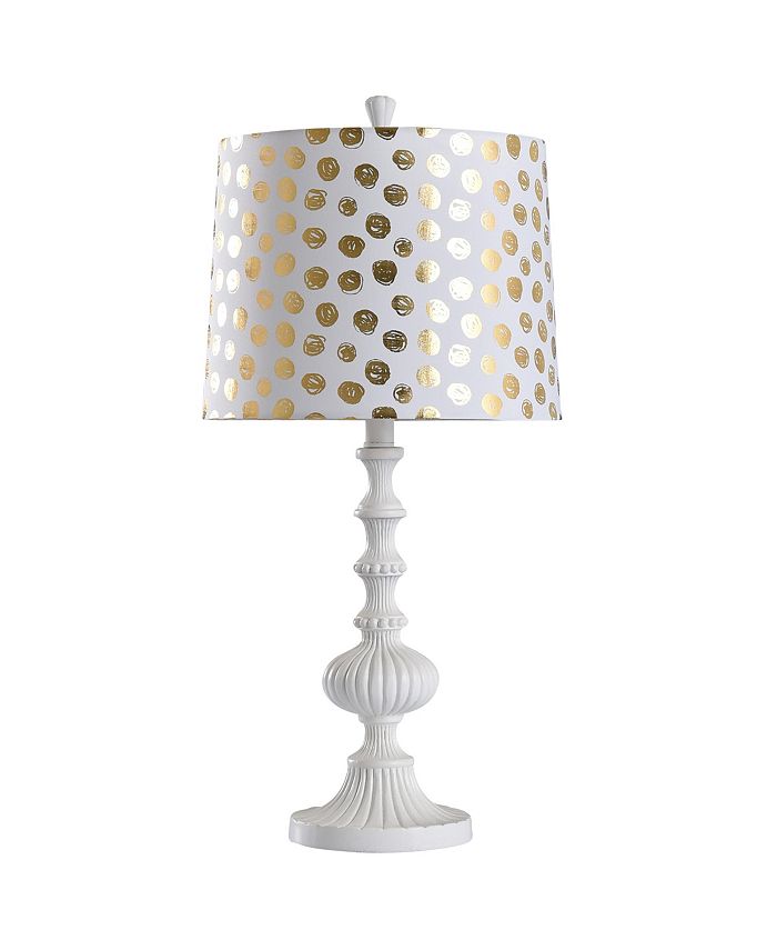 StyleCraft Halifax 25in Cast Table Lamp with Designer Shade Macy's