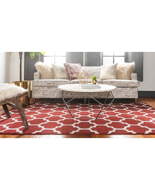 Bridgeport Home Arbor Arb1 Red 8 X 10 Area Rug Reviews Rugs