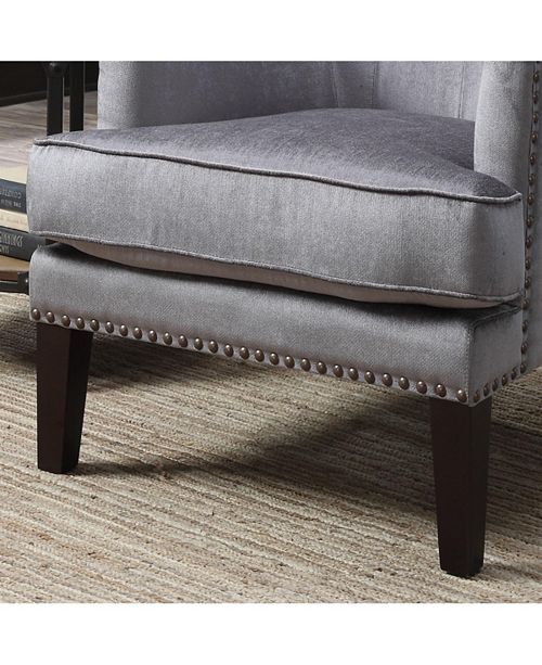Ac Pacific Traditional Contemporary Tufted Nailhead Trim Classic