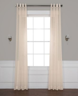 Grommet Solid Sheer 50" x 120" Curtain Panel