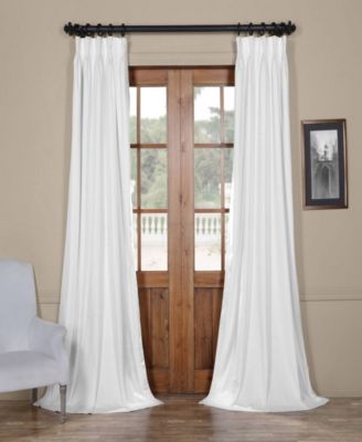 French Pleat Signature Velvet Blackout Curtain