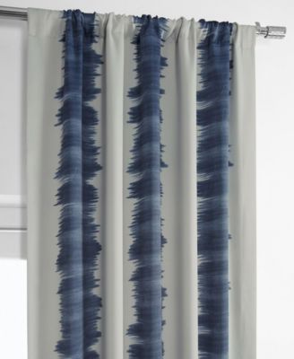 Flambe Striped Room Darkening Curtain
