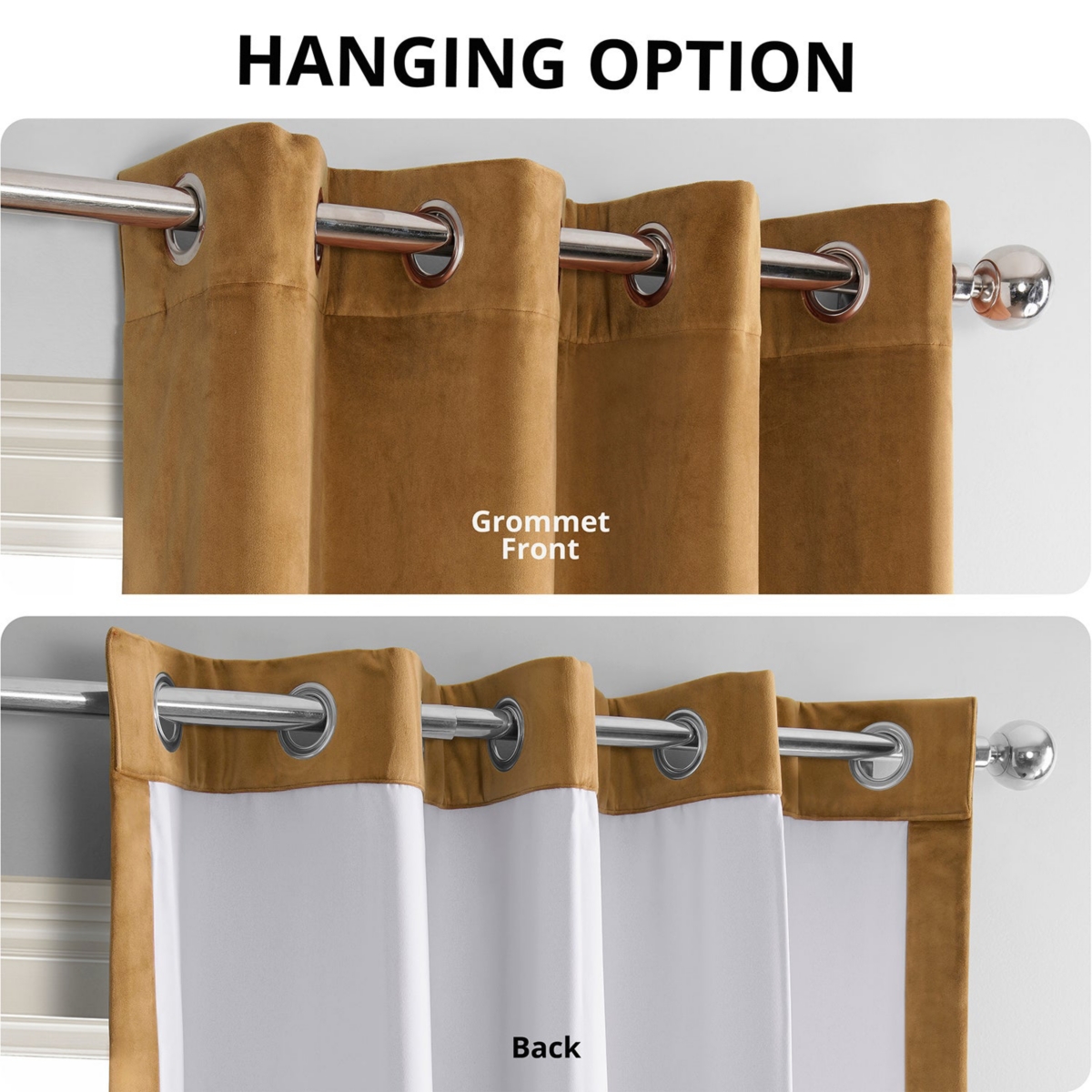 Half Price Drapes Grommet Signature Velvet Blackout Curtain