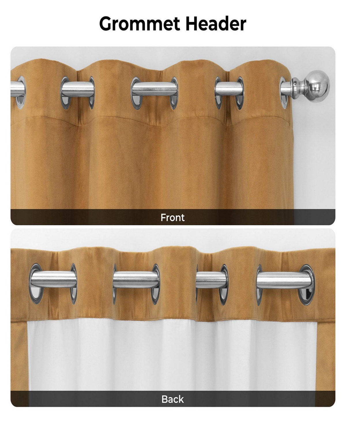 Half Price Drapes Grommet Signature Velvet Blackout Curtain