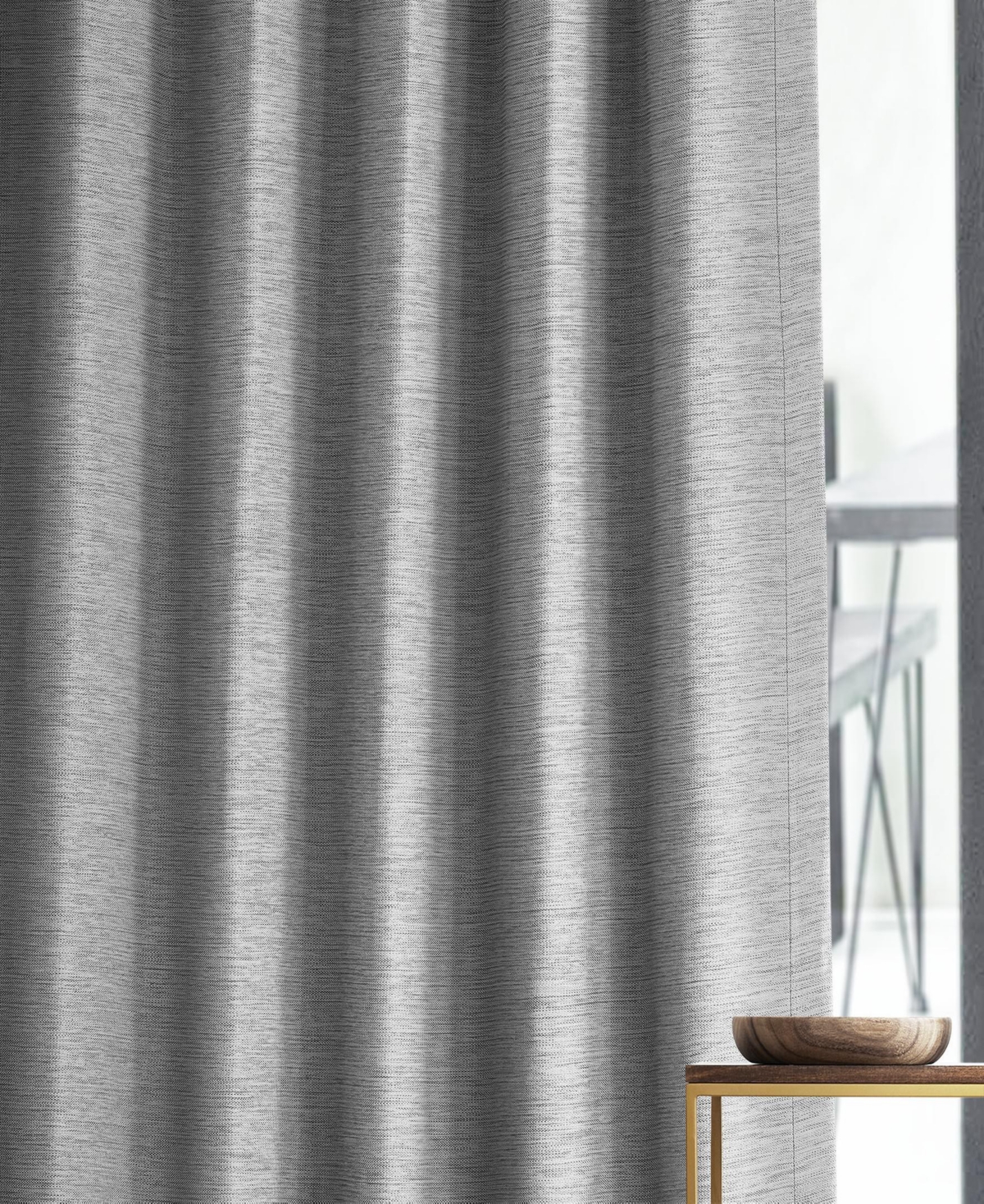 Half Price Drapes Textured Bellino Room Darkening Curtain