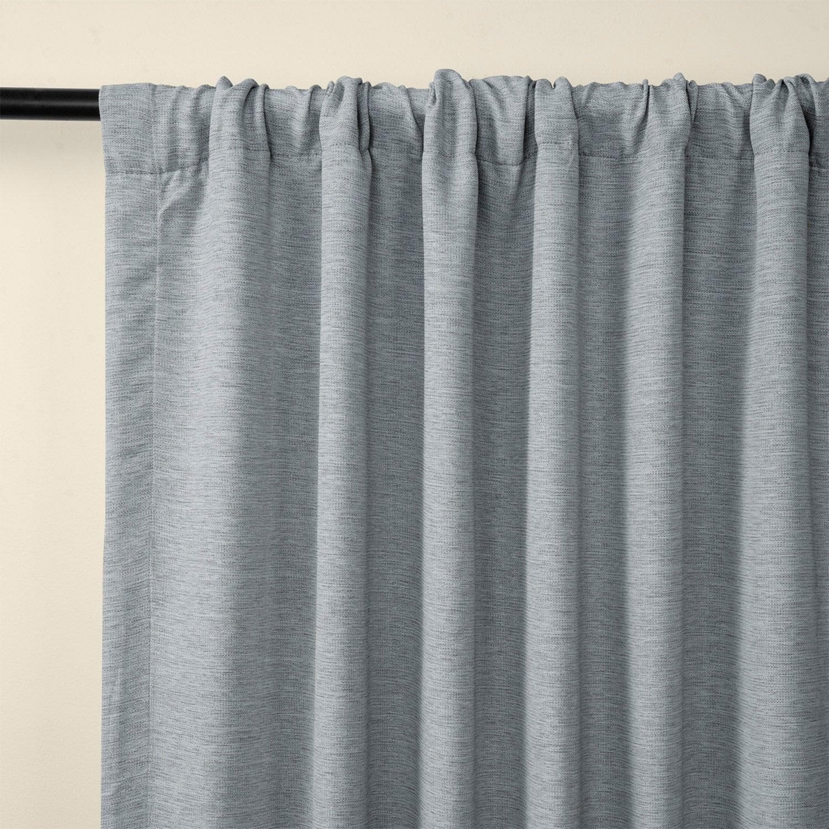 Half Price Drapes Textured Bellino Room Darkening Curtain In Gray