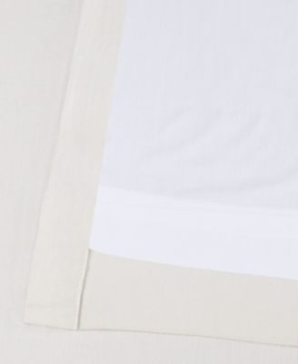 Ancient Ivory French Linen Room Darkening Curtain