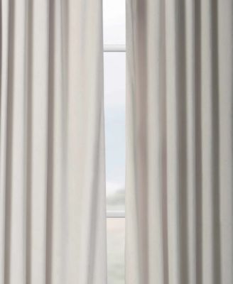 Heritage Plush Velvet Room Darkening Curtain