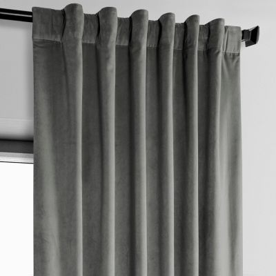 Heritage Plush Velvet Room Darkening Curtain
