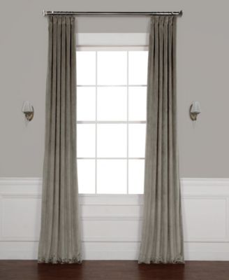 Heritage Plush Velvet Room Darkening Curtain