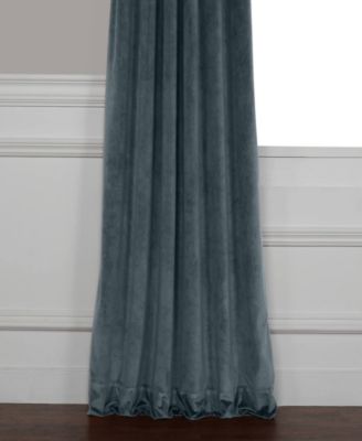 Heritage Plush Velvet Room Darkening Curtain