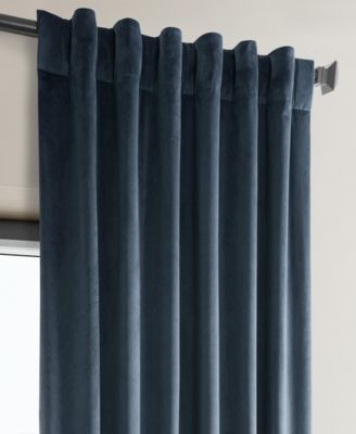 Heritage Plush Velvet Room Darkening Curtain