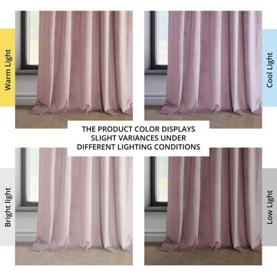 Heritage Plush Velvet Room Darkening Curtain