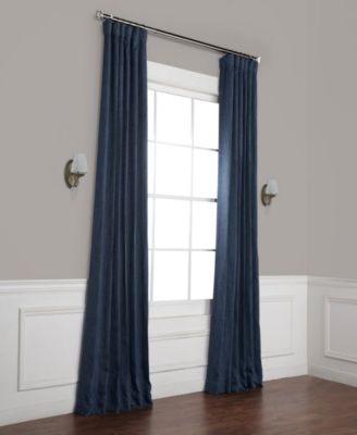 Exclusive Fabrics & Furnishings Blackout 50" X 108" Curtain Panel - Macy's