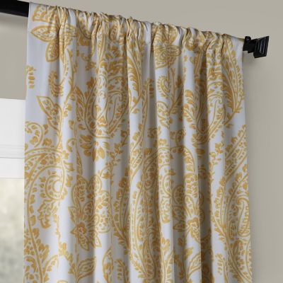 Tea Time Floral Room Darkening Curtain