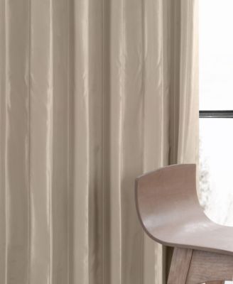 Faux Silk Taffeta Blackout Curtain