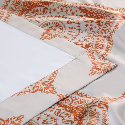 Henna Emblem Room Darkening Curtain