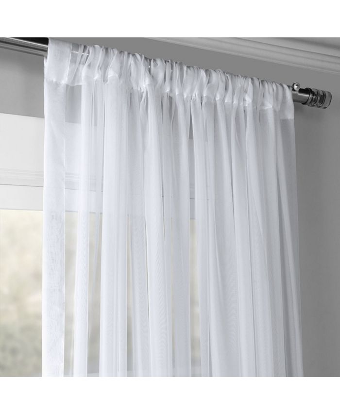 Exclusive Fabrics & Furnishings Voile Extra Wide Sheer, 100" x 108