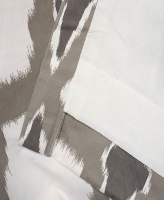 Sorong Geometric Printed Cotton Room Darkening Curtain