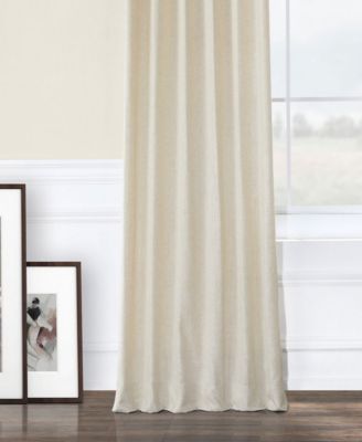 Heavy Faux Linen Curtain
