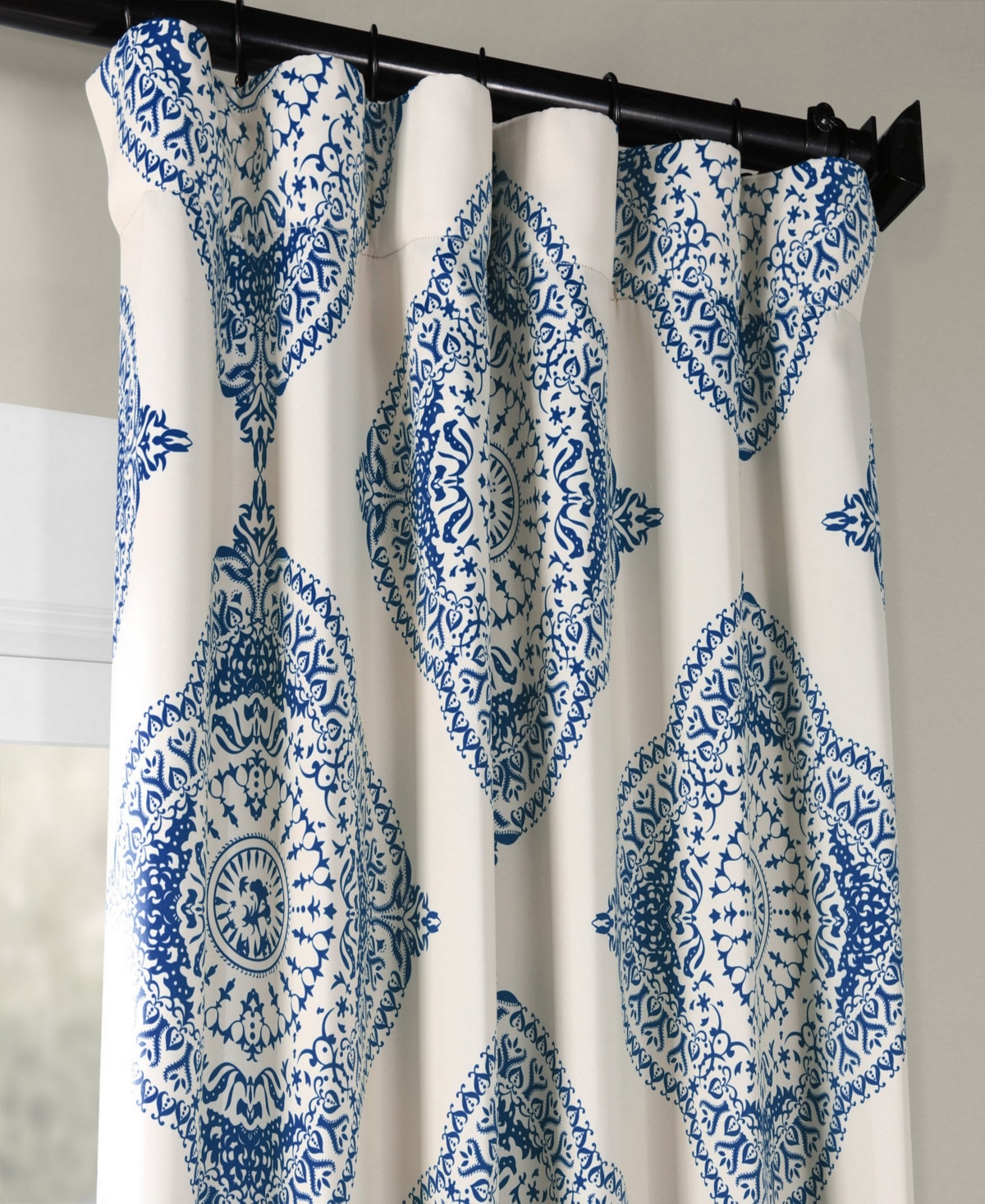 Half Price Drapes Henna Emblem Room Darkening Curtain