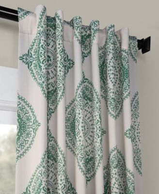 Henna Emblem Room Darkening Curtain