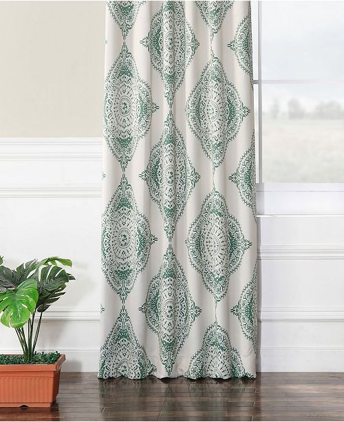 Exclusive Fabrics Furnishings Henna Blackout 50 X 108 Curtain