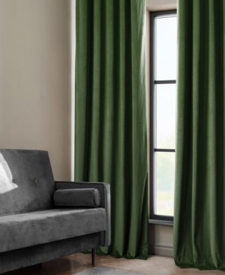 Heritage Plush Velvet Room Darkening Curtain