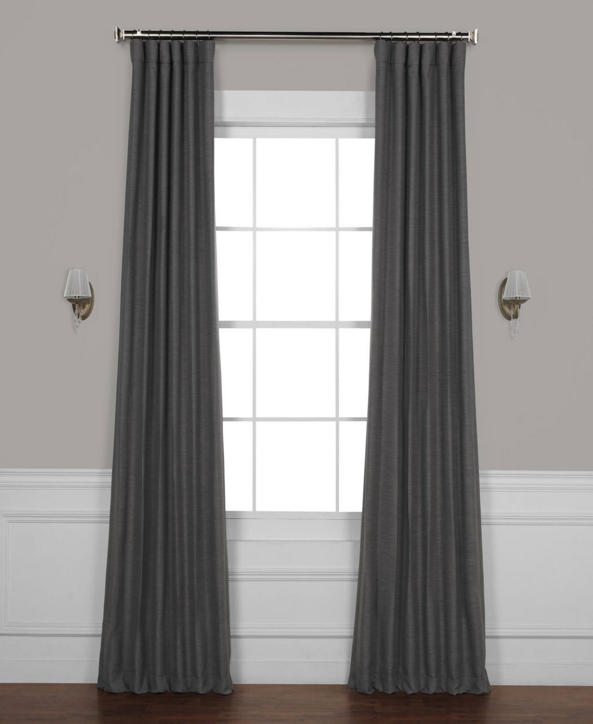 Half Price Drapes Textured Bellino Room Darkening Curtain