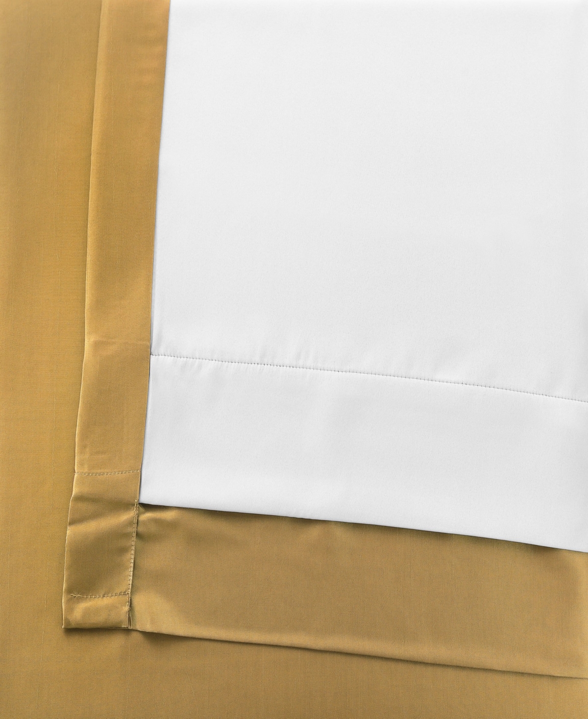 Half Price Drapes Golden Spice Faux Silk Taffeta Blackout Curtain In Gold