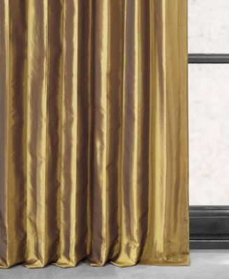 Faux Silk Taffeta Blackout Curtain