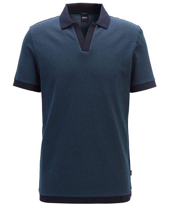 Hugo Boss BOSS Men's Pye 04 Cotton Jacquard Polo Shirt & Reviews - Hugo ...