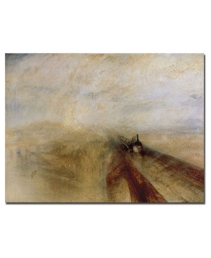 Trademark Global Joseph Turner 'rain Steam And Speed, 1844' Canvas Art In Multi