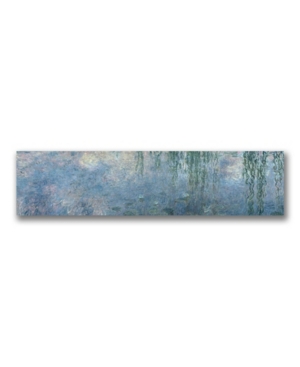 Trademark Global Claude Monet 'waterlillies Morning' Canvas Art In Multi