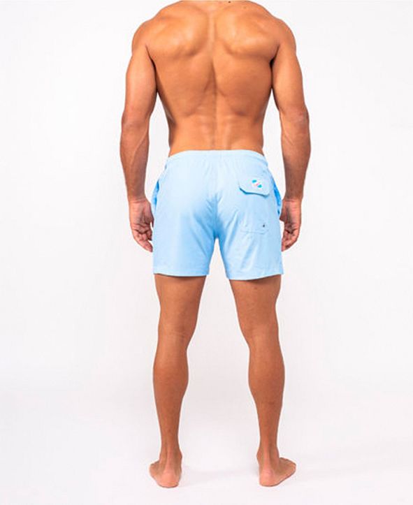 Bermies Classic Blue Swim-Trunk & Reviews - Swimwear - Men - Macy's