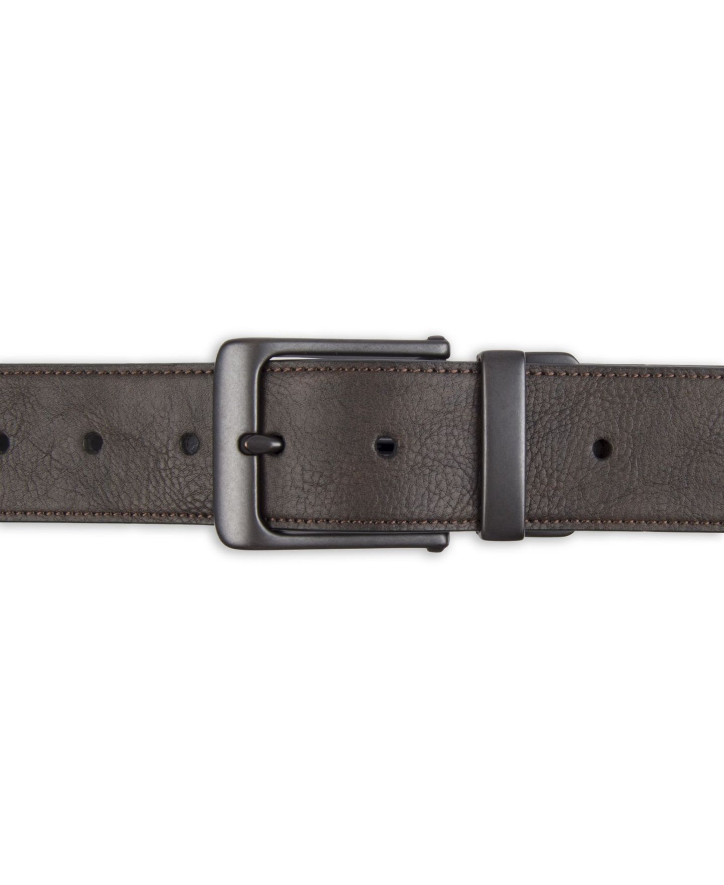 Мужской ремень Levi's Reversible Casual Belt, цвет: Коричневый / Чёрный — фото 2