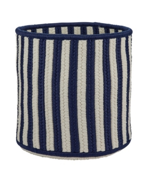 Colonial Mills Baja Stripe Braided Storage Basket