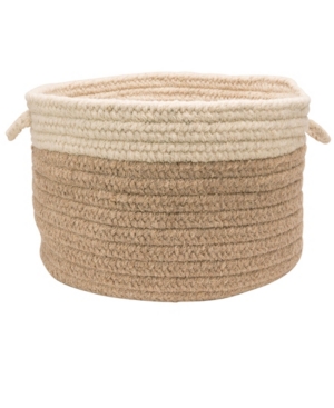 Colonial Mills Chunky Natural Wool Dipped Braided Basket