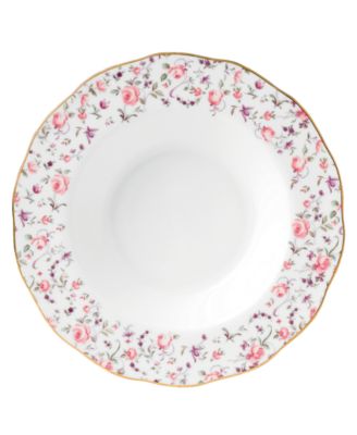 Royal Albert - Rose Confetti Rim Soup bowl