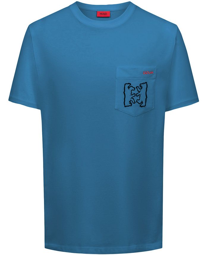 HUGO Boss Men's Bear Pocket T-Shirt & Reviews - T-Shirts - Men - Macy's