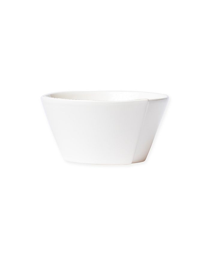 VIETRI Lastra White Collection Stacking Cereal Bowl Macy's