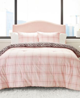 Betsey Johnson Betseys Plaid Comforter Set, King - Macy's