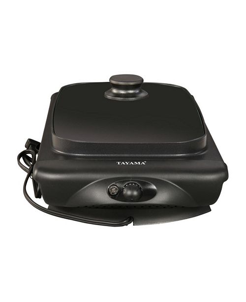Tayama TG821 Electric Griddle with Glass Cover & Reviews Small
