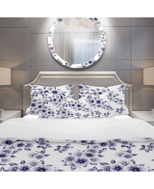 Vintage Style Flower Pattern Modern And Contemporary Duvet