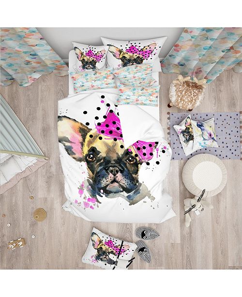 Design Art Designart Fashionable French Bulldog Modern And